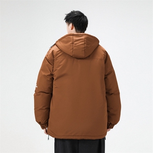 冲锋衣羽绒棉服男冬季宽松大码加厚棉衣ins潮流外套M0783-P120图片