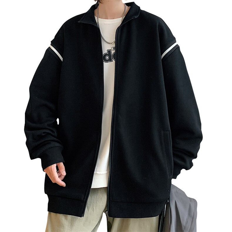【新品】8853-P562026年春季新款开衫翻领卫衣男休闲宽松百搭,男装卫衣,星座1206-1（原A206-1）