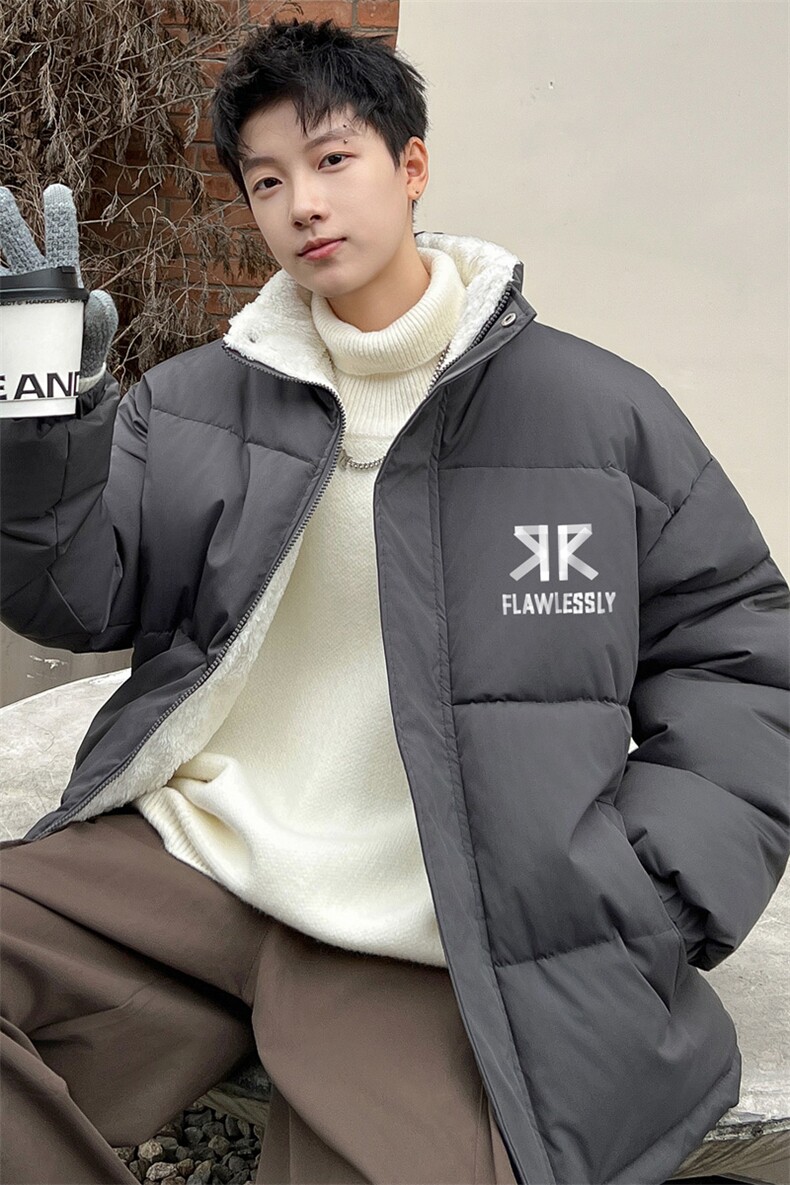 ！2023冬季新款男士简约立领棉衣棉服外套MY123P70,男装棉衣,电商B220