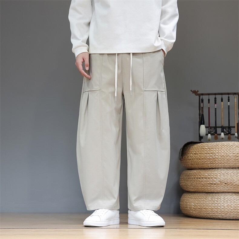 风冬季新款休闲裤男宽松大码长裤子XZ221-6-K29-P55，男装休闲裤，星座221-6