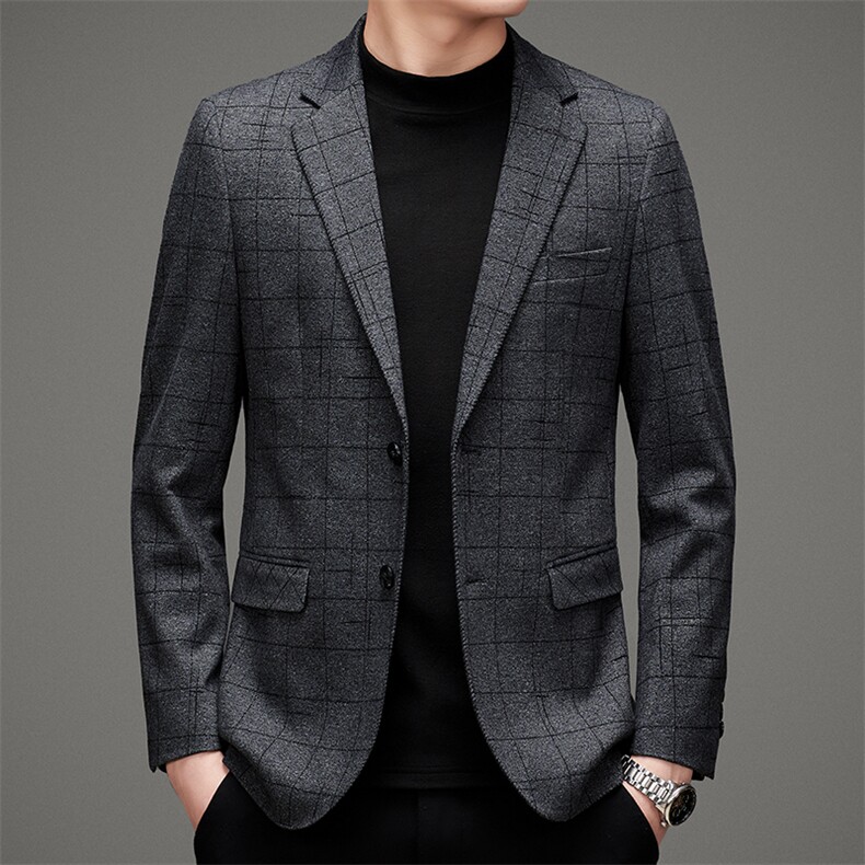 D2525男式2023春季新款便西男韩版西装外套商务休闲西服男装P190,男装西服,电商B360