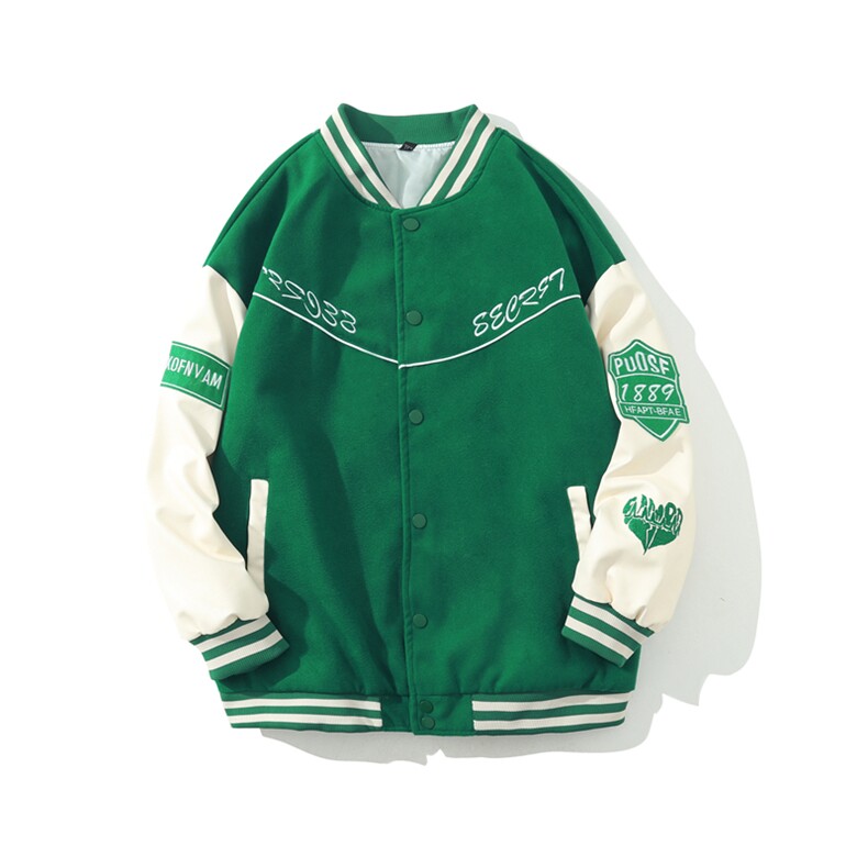 vintage棒球服男春秋季夹克新款ins潮牌美式宽松拼接外套8710-P72,男装夹克,星座1008