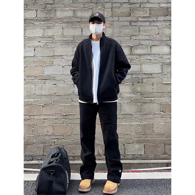 【网图】B221美式ins高品质多口袋休闲工装裤子LK24352-P55控88,男装休闲裤,电商B221