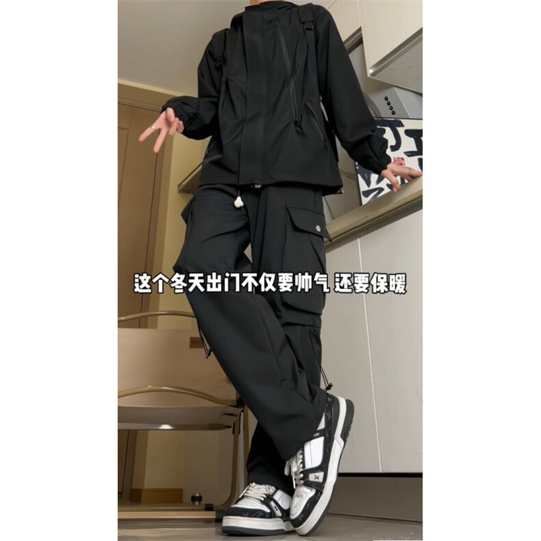 抖音重磅机能时尚休闲冲锋裤K720常规特批39加绒特批43,男装休闲裤,星座718-1