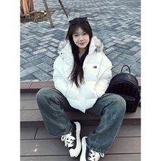 可拆卸毛领冬季羽绒棉服潮牌情侣美式厚外套棉衣2568特P90网图，男装棉衣，电商B245
