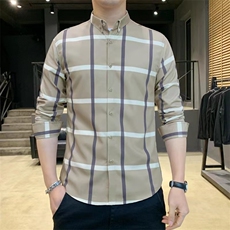 高档秋装新款男士长袖衬衫韩版时尚修身衬衣c100---p21，男装衬衫，星座102C-1(原星座100)