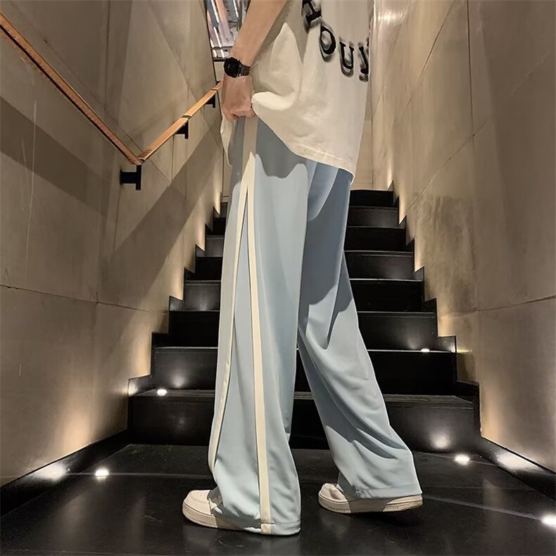 休闲裤男韩版潮流百搭帅气2026夏季新款ins宽松百搭长裤K3915-P46,男装休闲裤,星座412