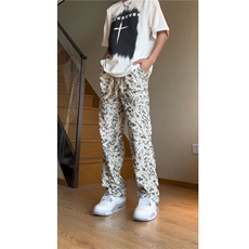 网图慎用抖音品质扎染休闲裤百搭潮牌满天星设计310A-906-P20，男装休闲裤，四季星座310A