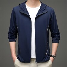 22主推连帽男士薄款夹克外套透气防晒服皮肤衣超轻薄款上衣男,男装夹克,电商B212（原钱塘6029）