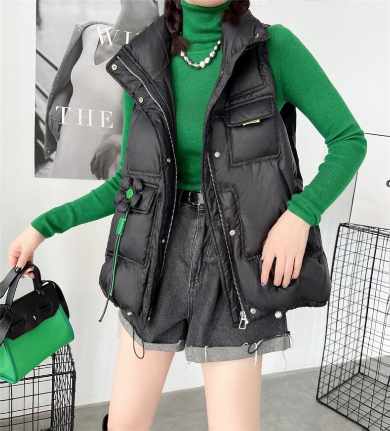 现货羽绒马甲，女装马甲，觅 愉