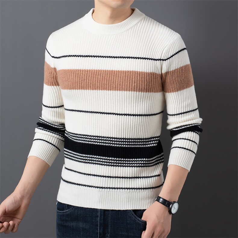 CA207033钱塘2020-2中年男士秋冬季厚款商务休闲羊毛衫P147,男装针织衫/毛衣,钱塘207-2