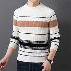 CA207033钱塘2020-2中年男士秋冬季厚款商务休闲羊毛衫P147，男装针织衫/毛衣，钱塘207-2