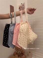 韩系甜美温柔蕾丝性感碎花吊带背心女装夏季内搭短款上衣，女装背心吊带，梦白服饰厂
