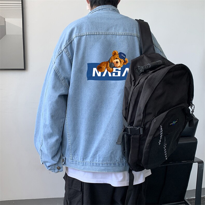 牛仔夹克男大码牛仔外套男茄克NJ77247-P60,男装夹克,电商A040