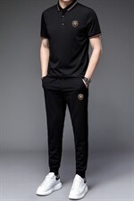 套装男短袖2023夏季款长裤上衣休闲服饰小脚束脚裤夏圆领打，男装休闲套装，电商B212（原钱塘6029）