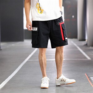 7XL~M码2023夏装新款五分裤短裤男休闲裤大码加肥胖子工装裤子潮,男装休闲裤,钱塘717(原712)