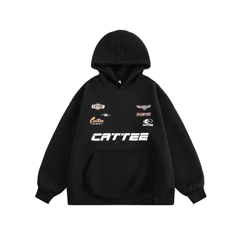 2025秋400g连帽印花卫衣--5559,男装卫衣,电商S012（CATTEE）