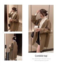 包边双面尼大衣，其它，香榭丽舍