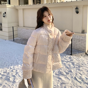 新中式风重工串珠短款羽绒服2026新款 88771 P310图片