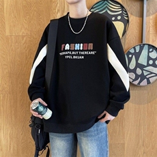 W25202-特P40港风学生青少年外套春秋时尚休闲卫衣男打底衫，男装卫衣，电商D310B