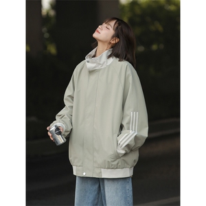 春季新款美式山系休闲纯色冲锋衣情侣夹克外套904-JK7801-特P70图片