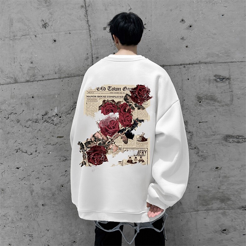 抖音供货、复合重磅360克现货圆领卫衣宽松D223A-YL2340-特P28,男装卫衣,电商019-1