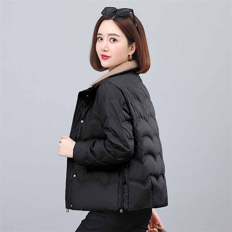 2025新款时尚休闲小羽绒服修身显瘦保暖外套,女装羽绒服,依恋蒂丝