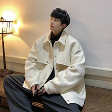 TP75W316美式复古外套男女通用2025秋季新款高级感痞帅宽松夹克，男装夹克，电商A170