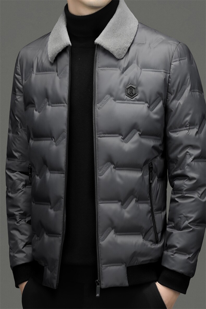 BEYR851钱塘2020-2中年男士新款商务休闲冬季厚款羽绒服P180,男装羽绒服,钱塘207-2