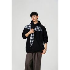 黑色拼灰格