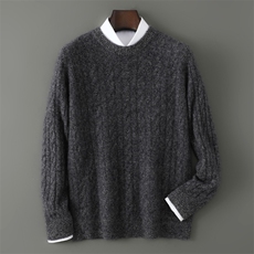 2025年秋季新款百搭男士长袖羊毛衫，男装羊毛衫，千国羊绒