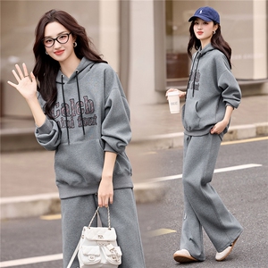 现货运动女2025春秋季新款休闲时尚减龄气质卫衣外套女装图片