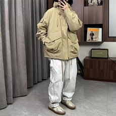 冲锋衣男秋美式潮帅防风工装夹克户外登山徒步机能外套HH2571P76，男装夹克，星座1013-5