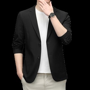 BZ2506钱塘2020-2秋季新款中青年男士时尚简约合身西服货稳P145图片