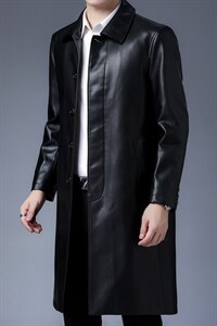 BH9099钱塘2020-2中青年男士秋冬季时尚休闲简约皮衣外套P185图片
