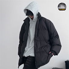 白鸭绒潮流光板抽绳立领羽绒服保暖外套Y5848-P140【特价】，男装羽绒服，电商A007