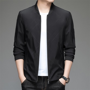 外套男春装2023新款男士秋季中年商务休闲上衣服百搭休闲潮流夹克图片