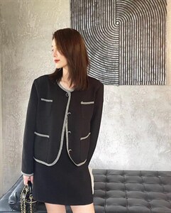 小香风外套图片