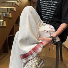 2026春节新款男士宽松直筒卫裤百搭情侣休闲裤WK2086特P39，男装休闲裤，电商B220