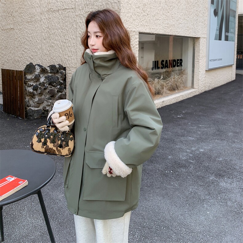 已出货【新款】韩版宽松派克服2525-P225-K315,女装派克服,2C127