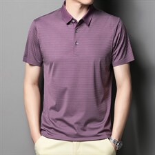 夏季中老年冰丝t恤男装宽松中年爸爸夏装短袖POLO衫速干半袖上衣，男装T恤，电商B212（原钱塘6029）