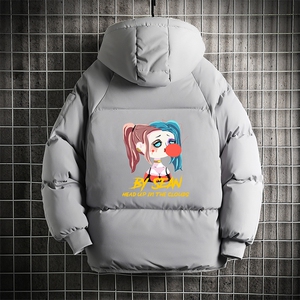 控128加绒面包服男大码羊羔毛棉衣男MY16298-P100图片