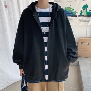 KS21162-P38 加绒-P43 连帽开衫卫衣男运动外套大码班服图片