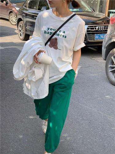 字母小熊简单T，女装，新雅行-1