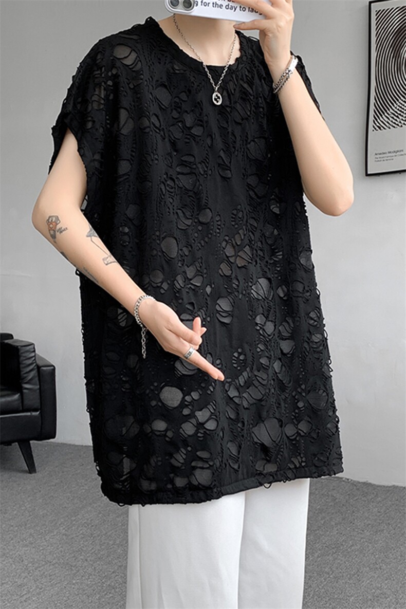 8XL-M重磅！特大码短袖T恤背心男宽松休闲百搭篮球服DX318P28,男装背心/马甲,电商D206-1