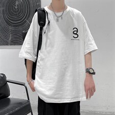 自家商标印花宽松220克高品质直播款A161-S030-P25，男装T恤，电商A161-2