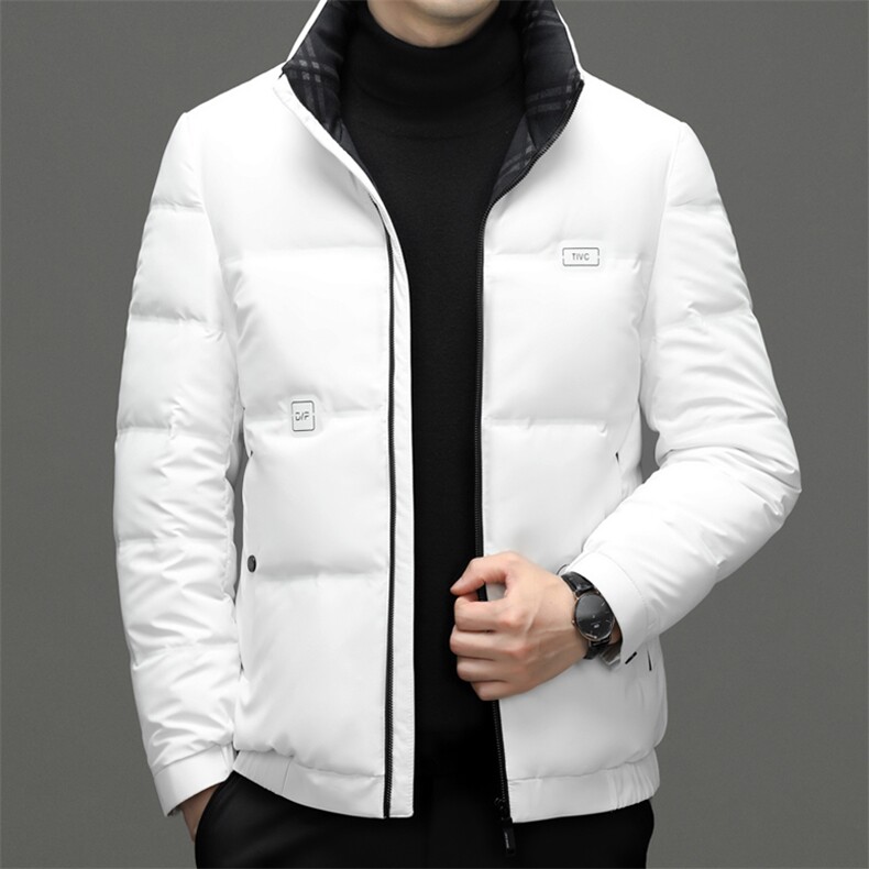 羽绒服男士新款秋冬季宽松休闲中青年保暖立领外套FF2802-P245,男装羽绒服,星座1105-3