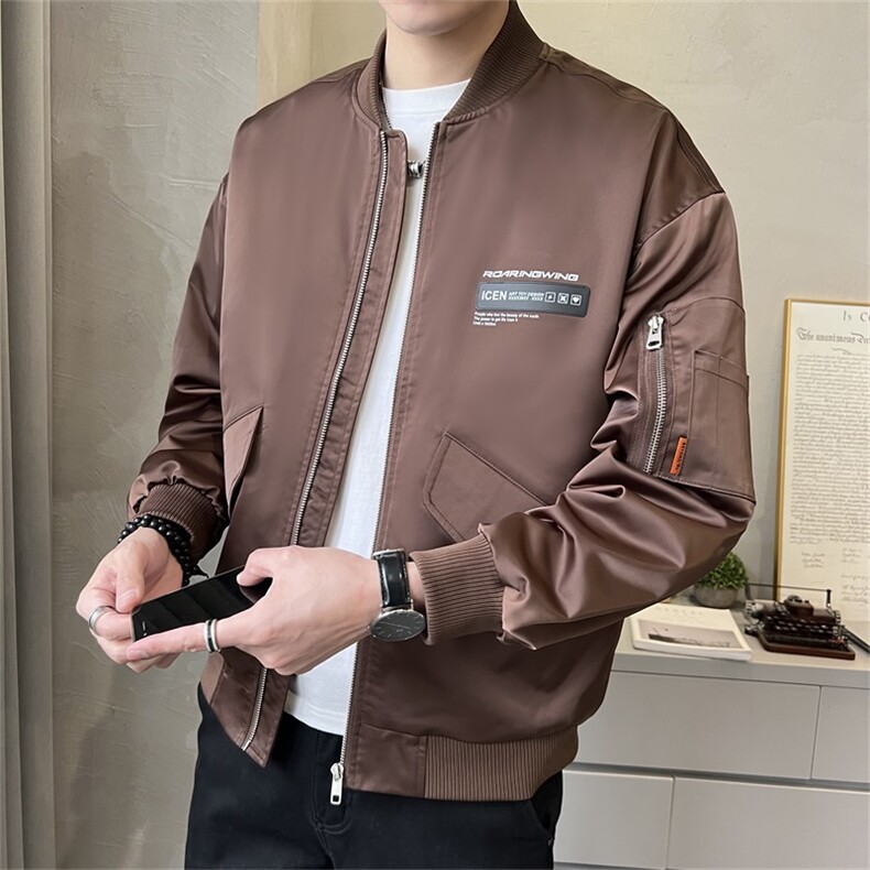 2025春季刺绣工装休闲刺绣夹克外套男棒球服上衣潮JK106-P110,男装夹克,电商A413