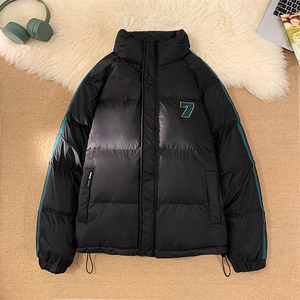 23冬季新款白鸭绒刺绣羽绒服保暖加厚面包服A316-1-Y110P168控218图片