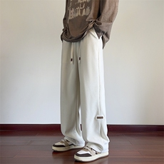 秋季新款休闲裤男宽松运动裤木棉绒卫裤K7764-P45控68，男装休闲裤，星座209-2